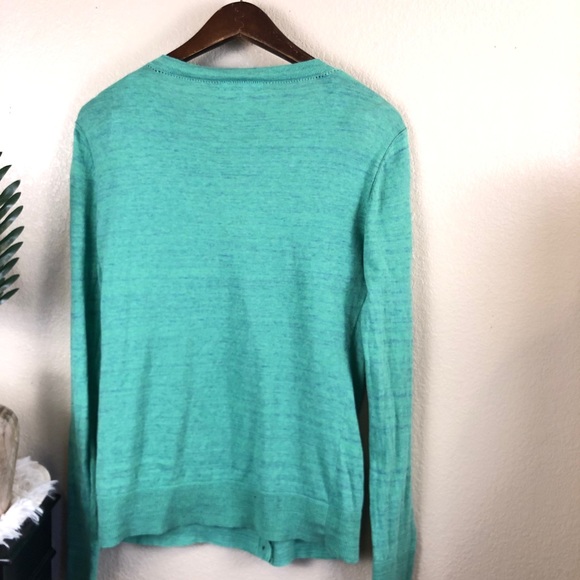 Cabi Green Button Cardigan Sweater Top - Picture 9 of 11